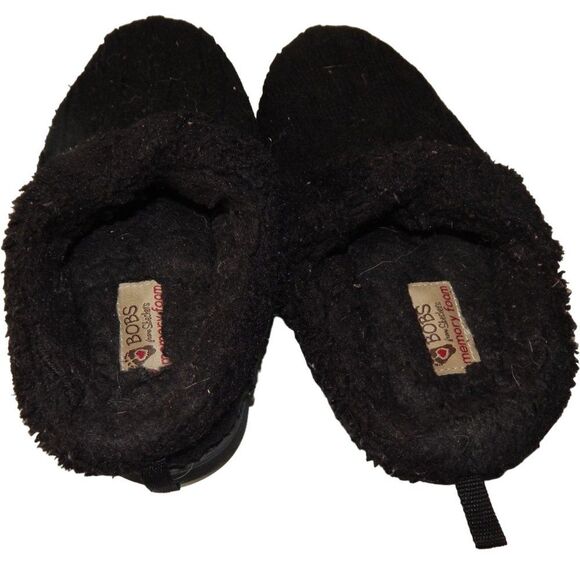 BOBS from Skechers keepsakes ice angel women's size 6 black memory foam slippers - Picture 3 of 8